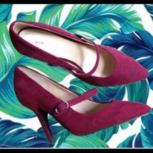 Nine West raspberry heels